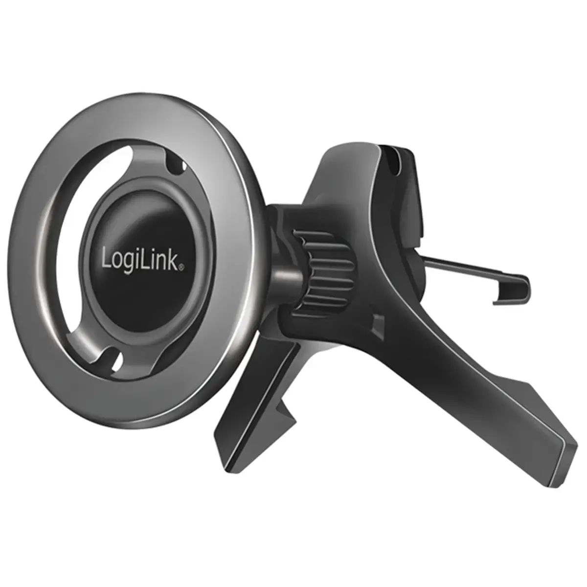 LogiLink Magnetische 3-puntssteun voor smartphone, zwart