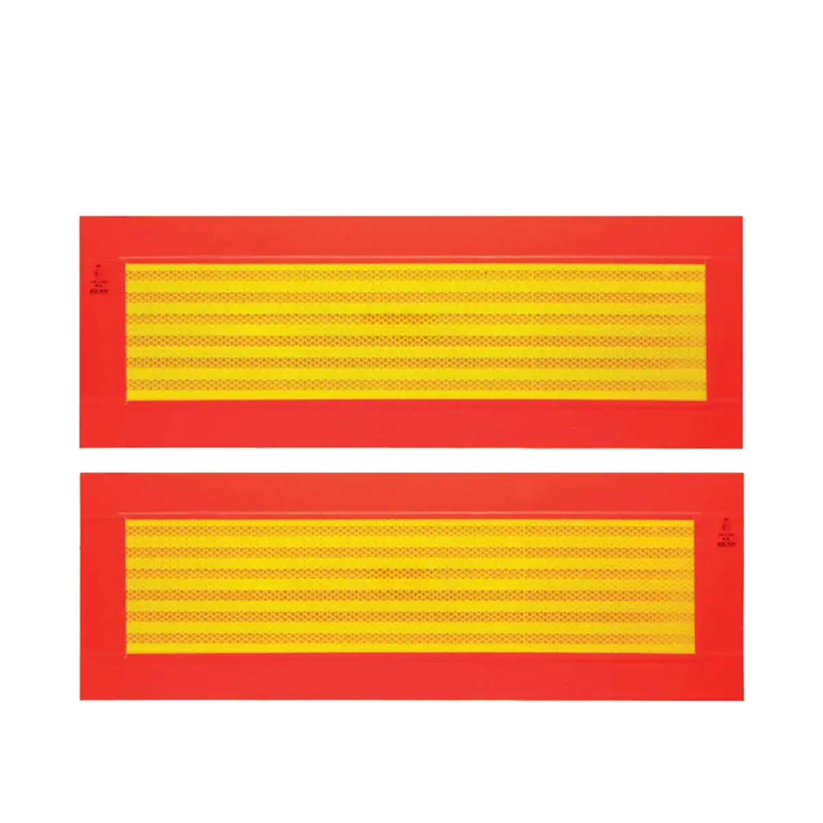 Achterreflecterende plaat voor aanhangwagens - 565 x 195 mm - IWH