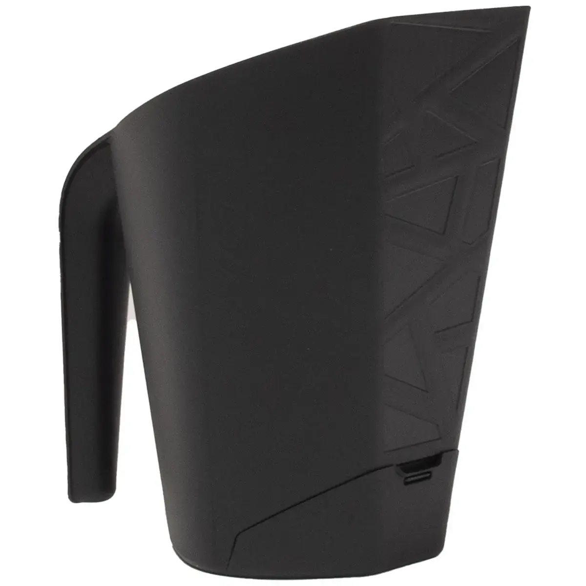 EDA XL pelletschep, kunststof, zwart 