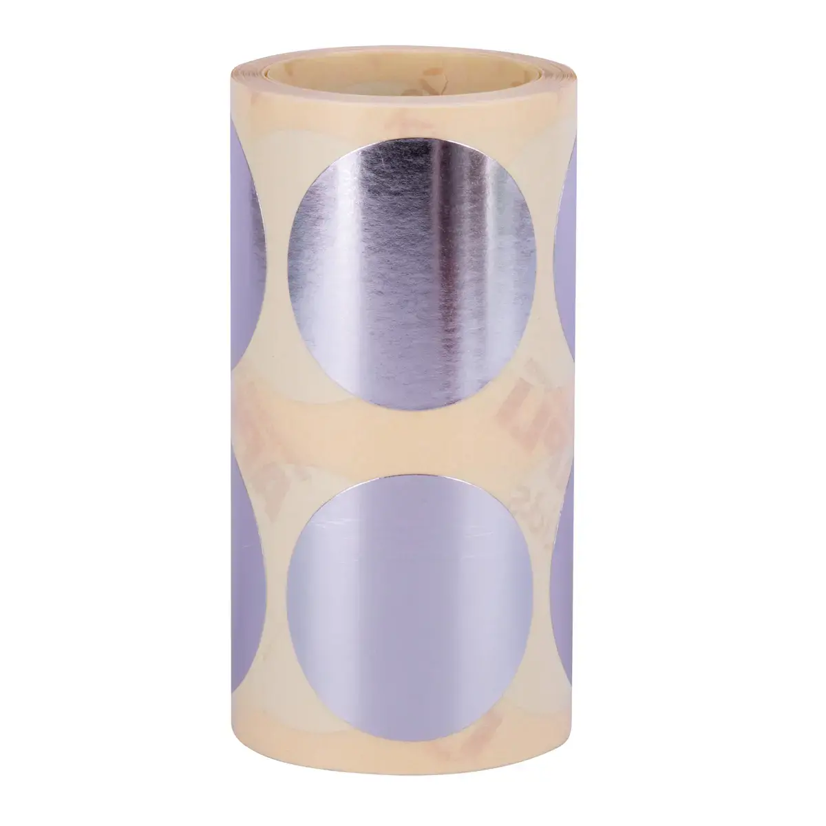 Rol stickers rond Ø 45 mm zilver - Apli