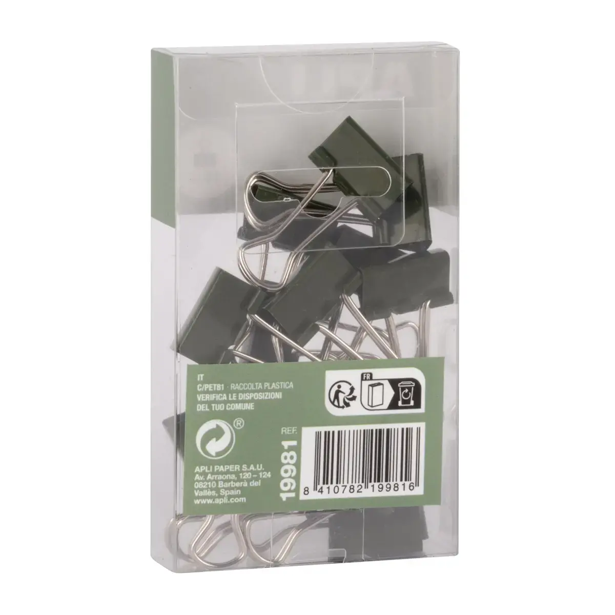Kaki clipklemmen Up North - Apli
