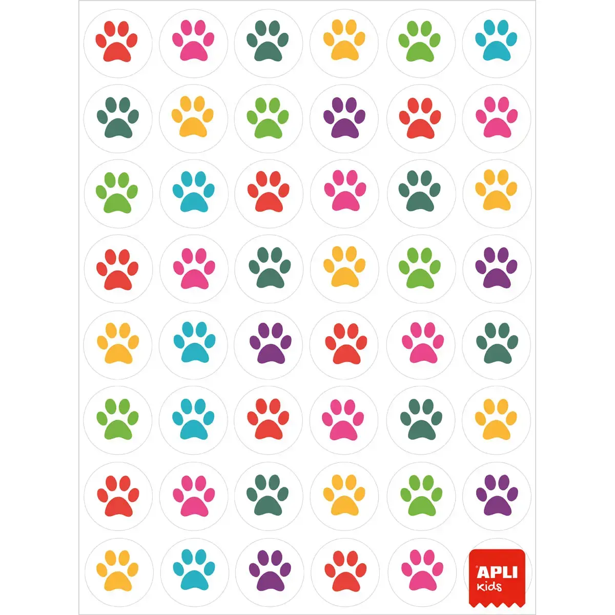 Katafdruk stickers - 288 stuks - Apli