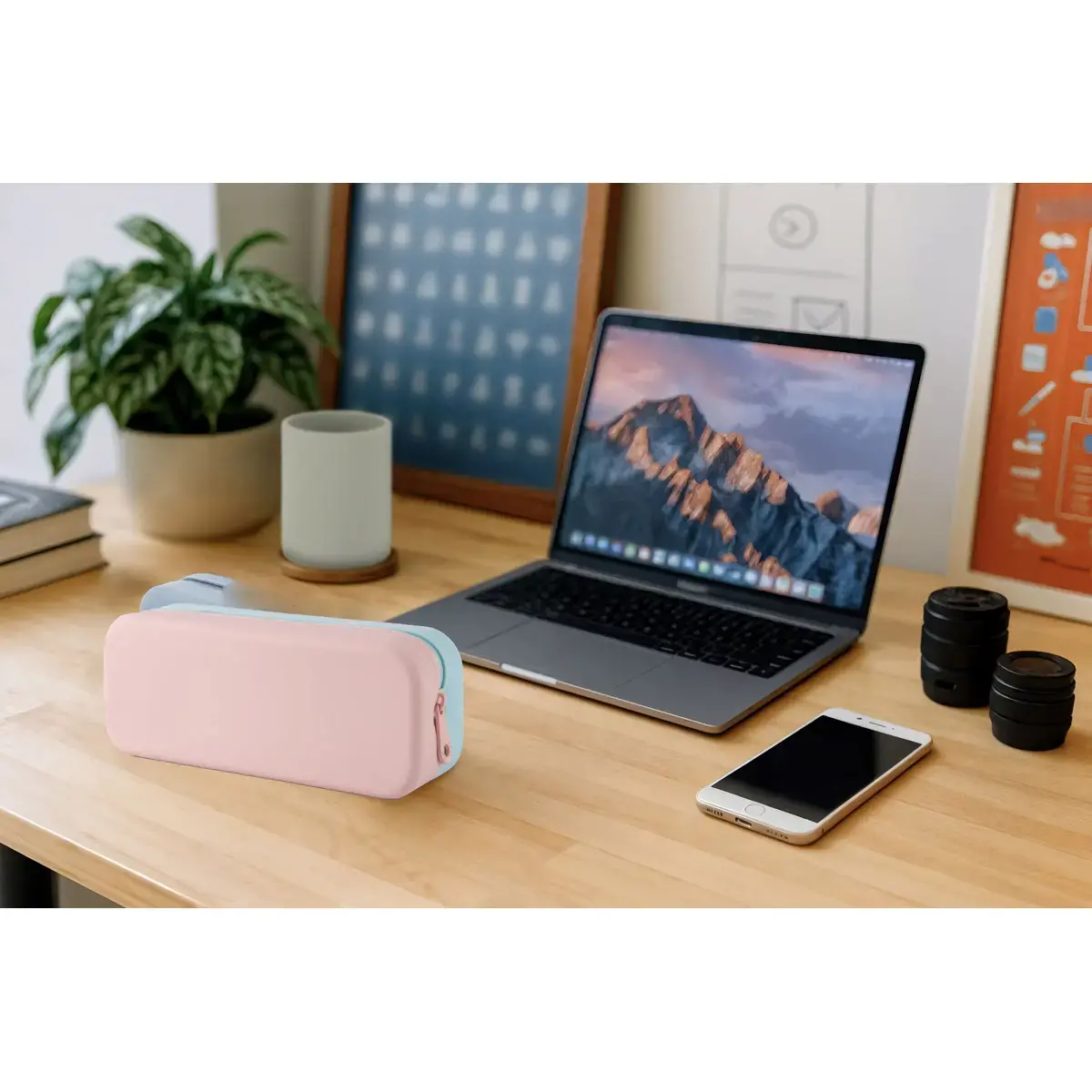 Display met 16 bicolor siliconen etuis Nordik - Apli