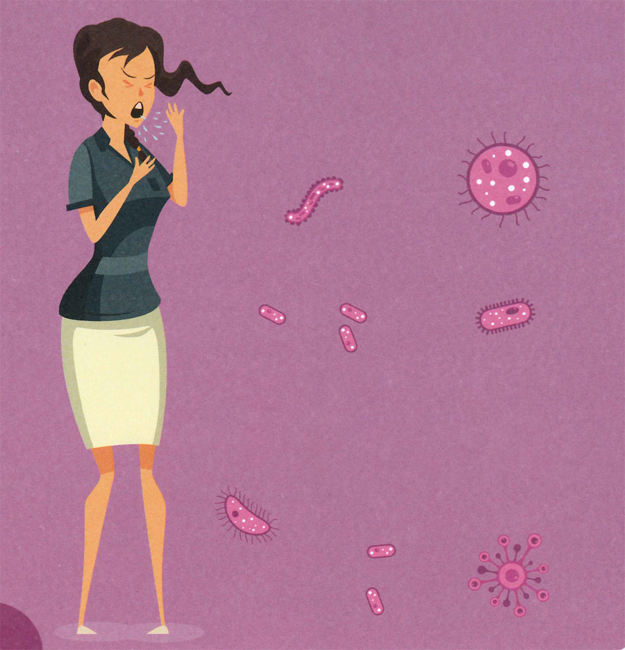 Informations microbes au bureau